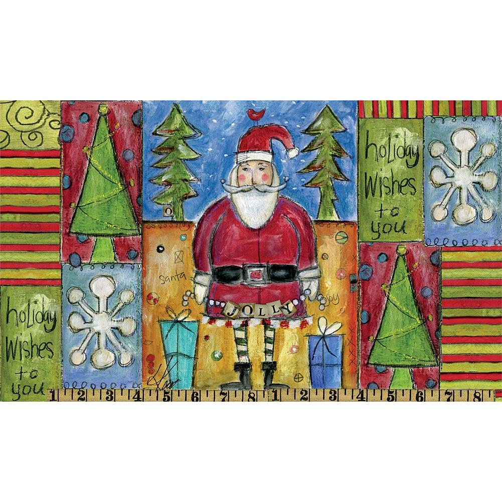 Holiday Wishes Doormat Main Product  Image width="1000" height="1000"