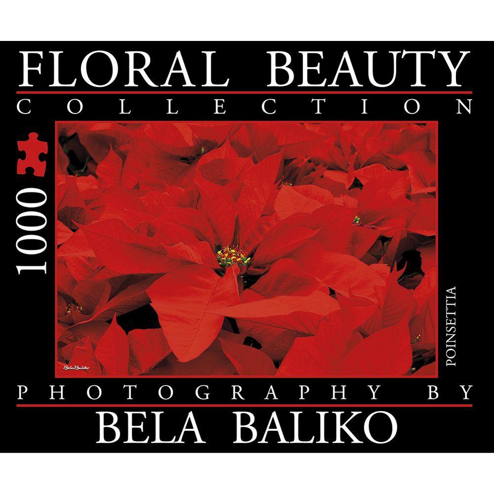 Bela Baliko Floral Beauty Poinsettia 1000 Piece Puzzle Main Product  Image width="1000" height="1000"