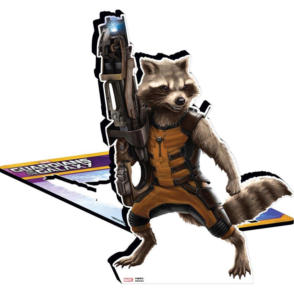 Guardians of the Galaxy Rocket Desktop Standee Main Product  Image width="1000" height="1000"