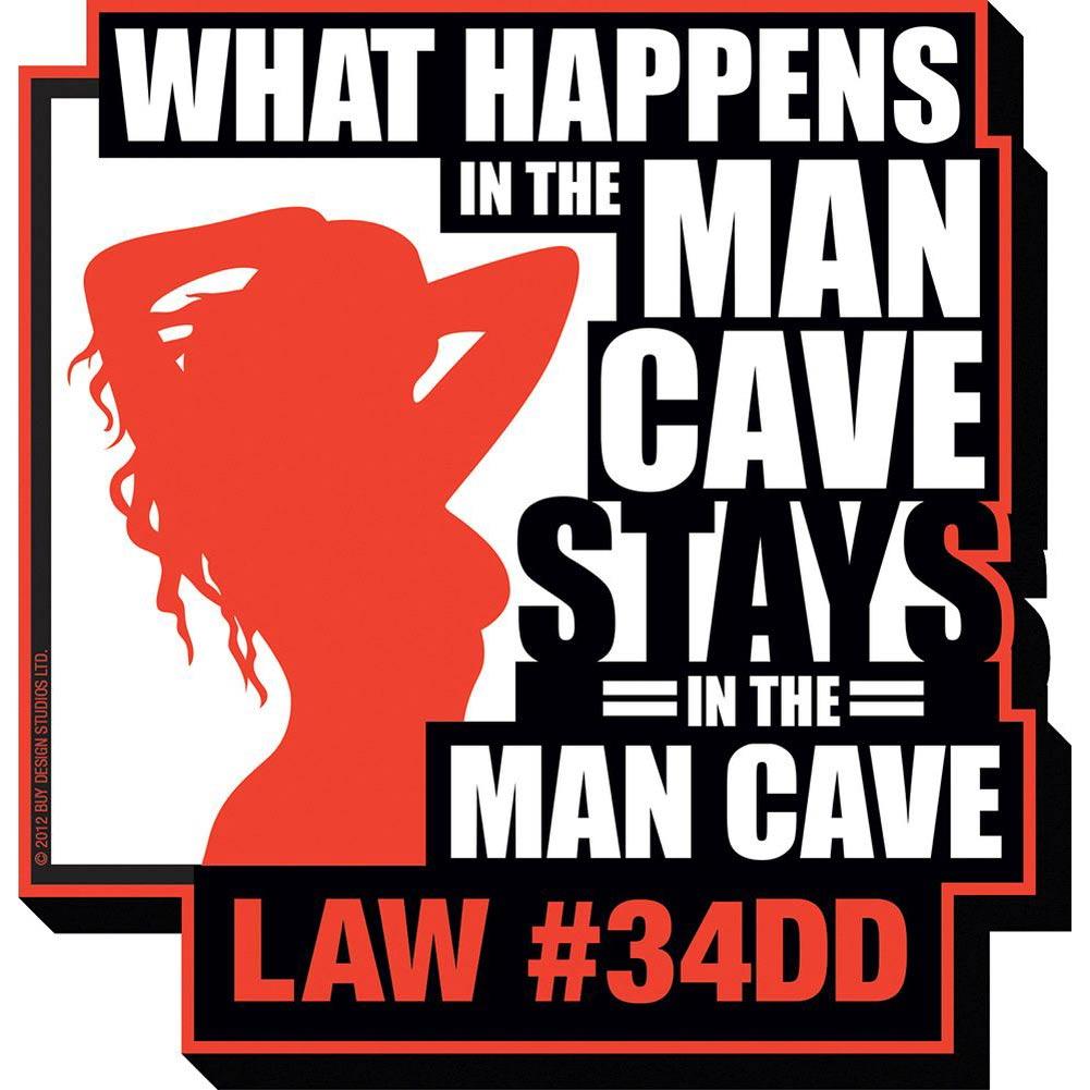 Man Cave Magnet Main Product  Image width="1000" height="1000"