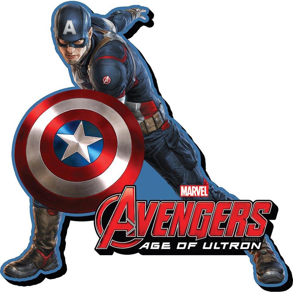 Avengers 2 Captain America Magnet Main Product  Image width="1000" height="1000"