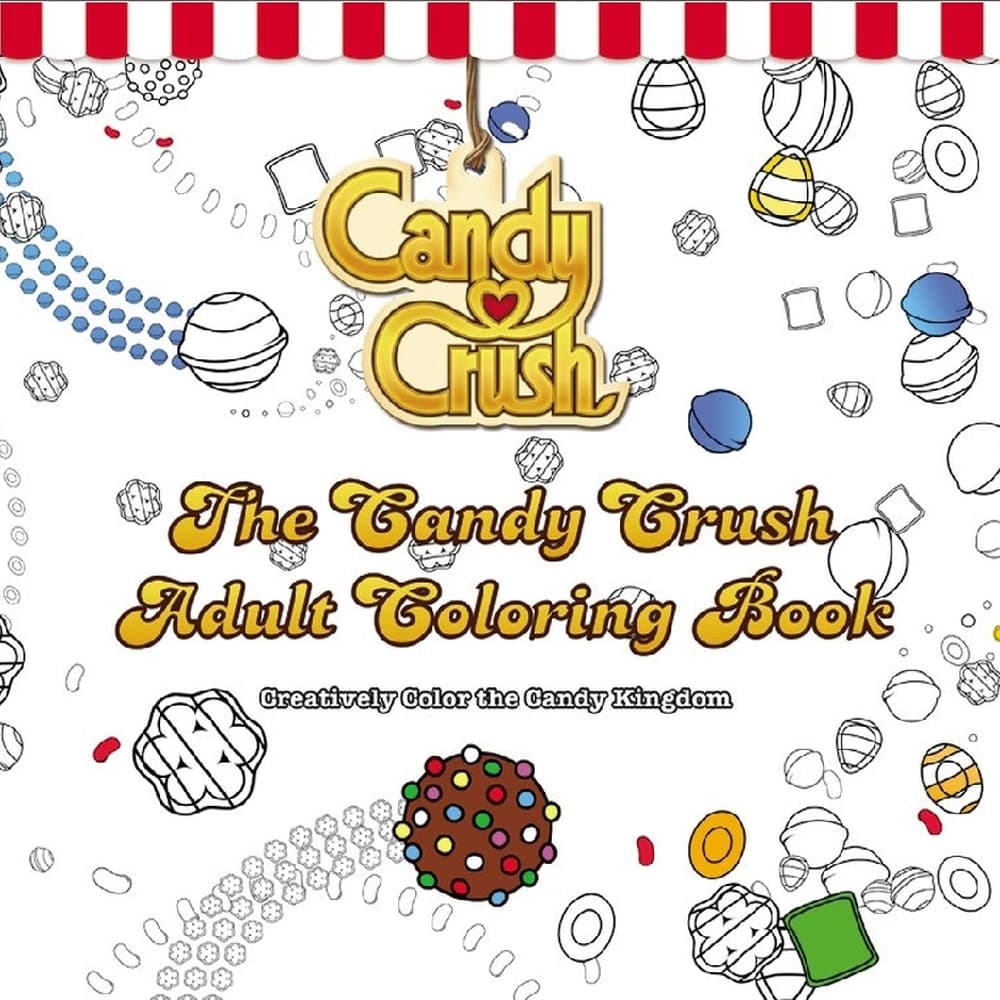 Candy Crush Coloring Book for Grown Ups Main Product  Image width="1000" height="1000"