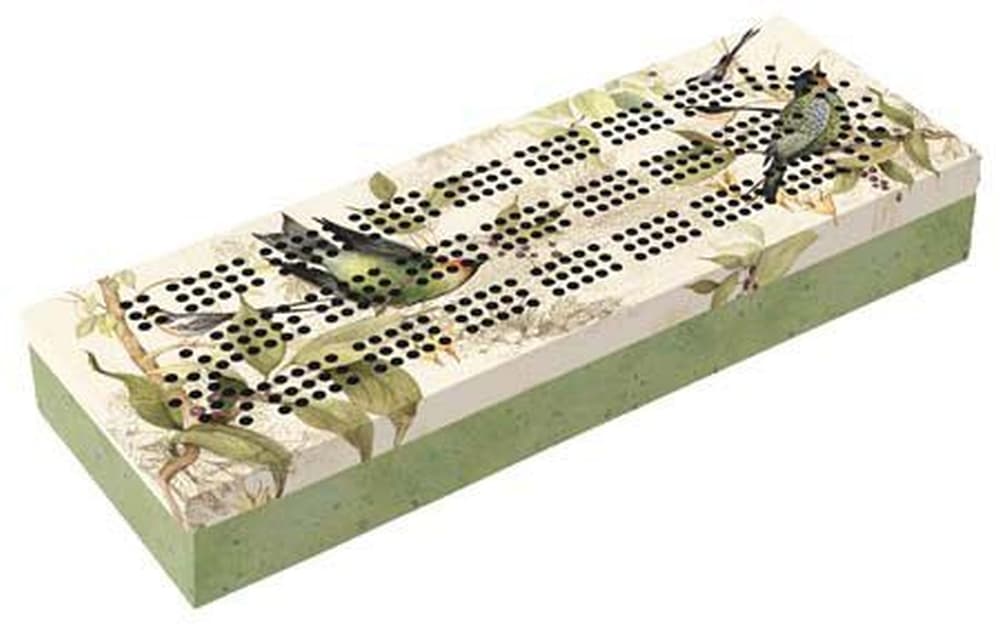 Tropical Birds Cribbage Board by Susan Winget 2nd Product Detail  Image width="1000" height="1000"
