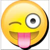 image Emoji Wink Tongue Funky Chunky Magnet Main Product  Image width="1000" height="1000"