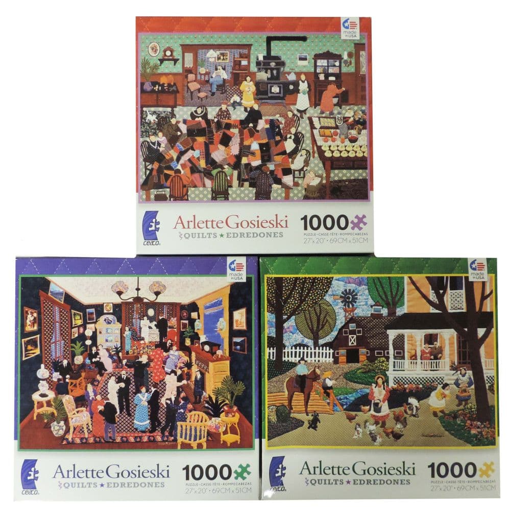 Gosieski Quilts 1000pc Puzzle Main Product  Image width="1000" height="1000"