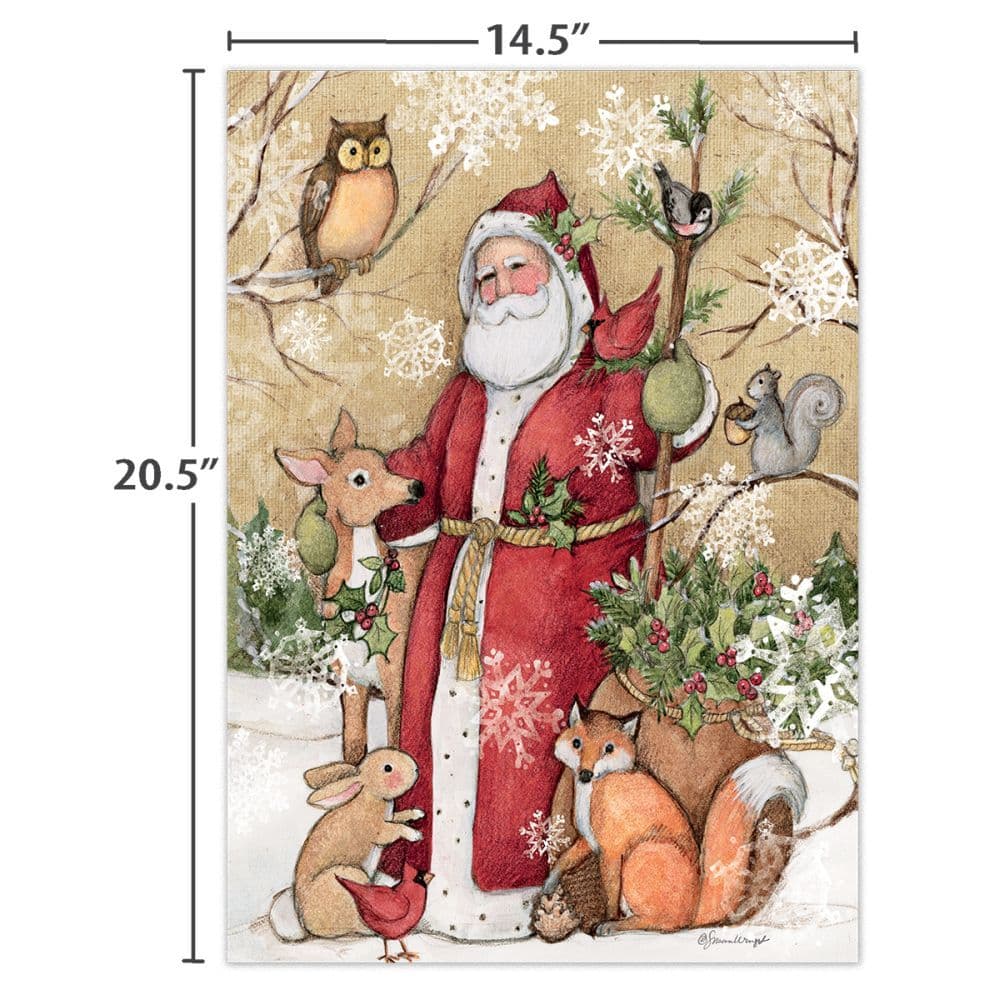 Woodland Santa 300 Piece Puzzle by Susan Winget 5th Product Detail  Image width="1000" height="1000"