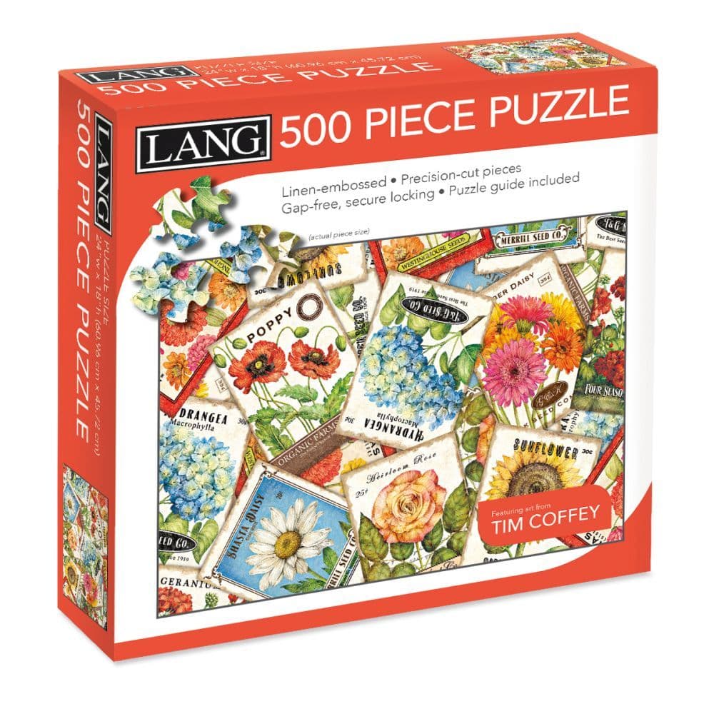 Lang Seed Packets 500 Piece Puzzle