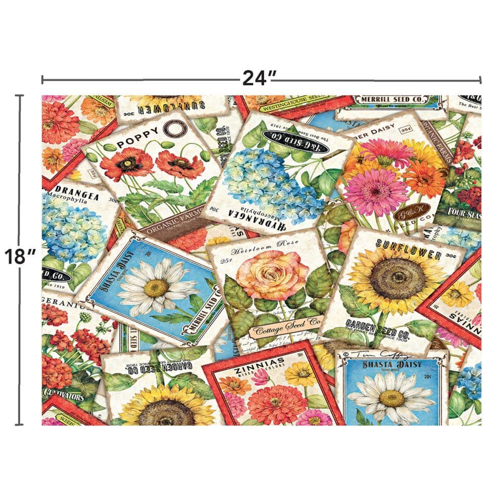 Seed Packets 500 Piece Puzzle by Tim Coffey 5th Product Detail  Image width=&quot;1000&quot; height=&quot;1000&quot;