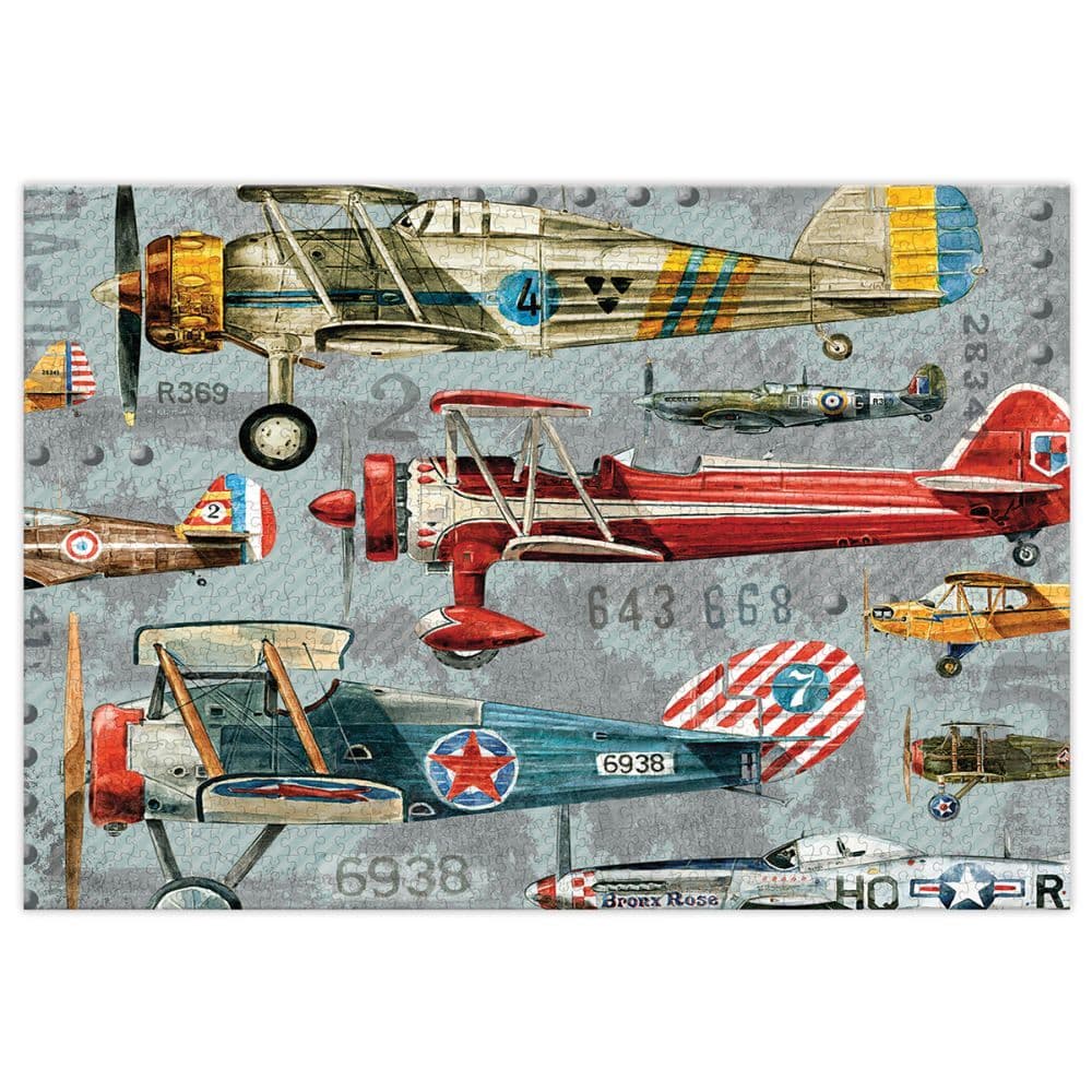 Planes 1000 Piece Puzzle by Artly 2nd Product Detail  Image width=&quot;1000&quot; height=&quot;1000&quot;