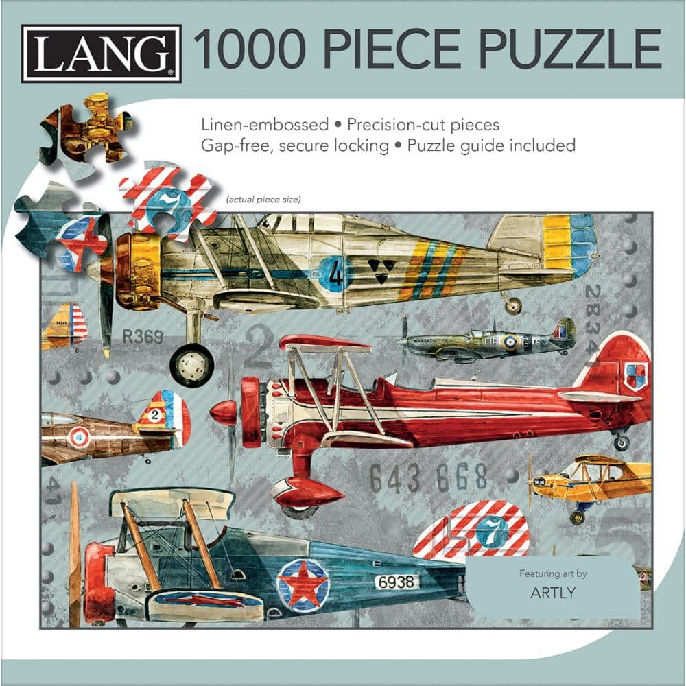Planes 1000 Piece Puzzle by Artly 3rd Product Detail  Image width=&quot;1000&quot; height=&quot;1000&quot;