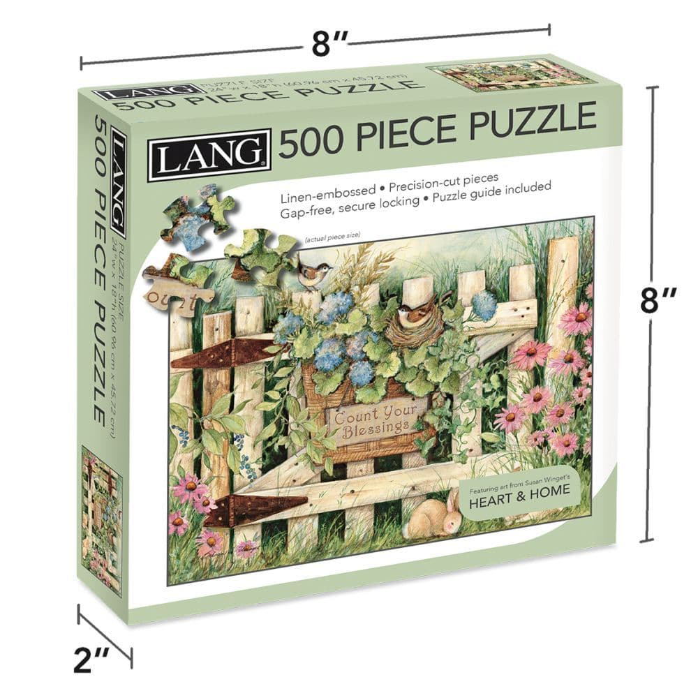 Garden Gate 500 Piece Puzzle by Susan Winget 4th Product Detail  Image width=&quot;1000&quot; height=&quot;1000&quot;