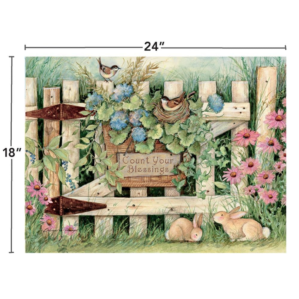 Garden Gate 500 Piece Puzzle by Susan Winget 5th Product Detail  Image width=&quot;1000&quot; height=&quot;1000&quot;