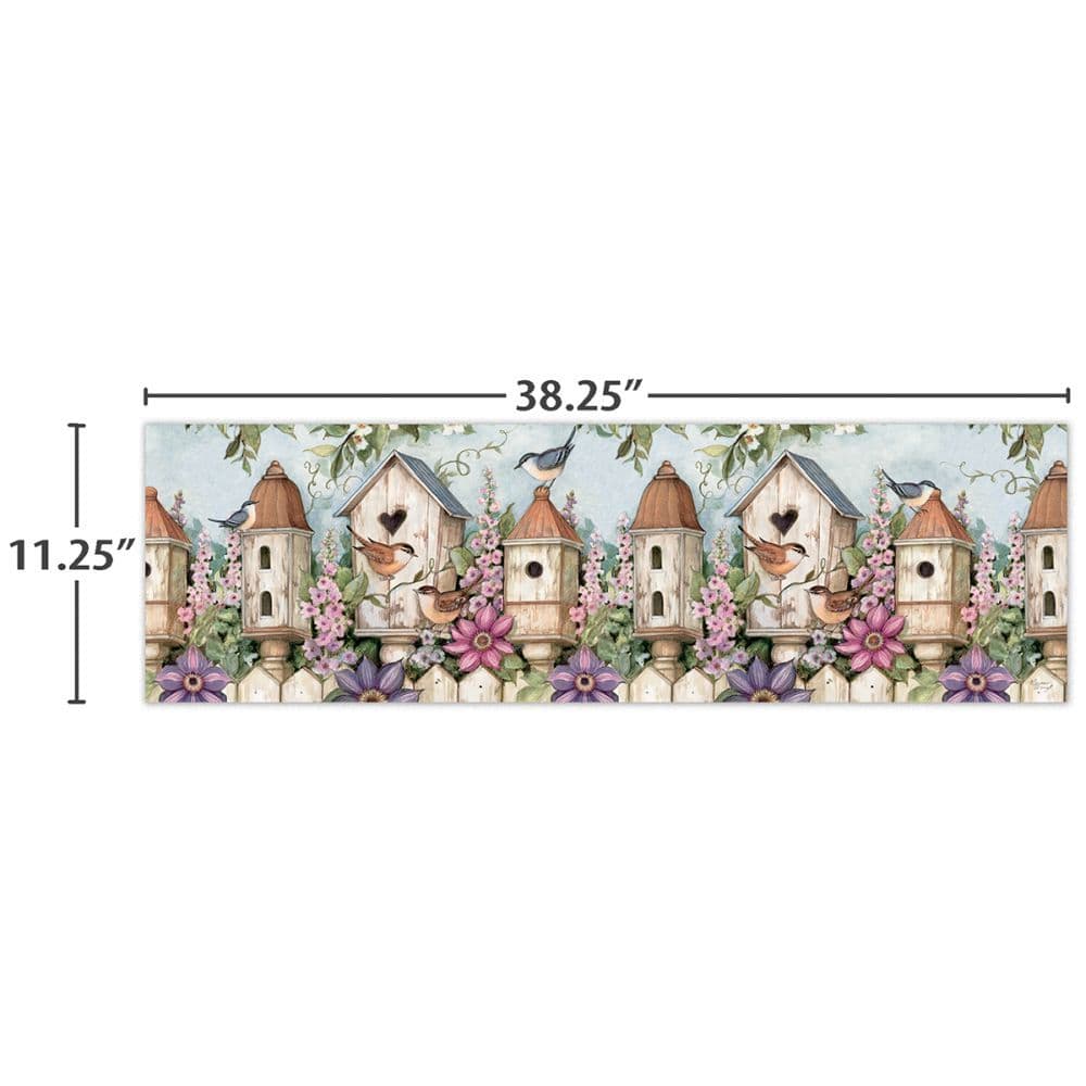 Birdhouse Garden 750 Piece Puzzle Panoramic by Susan Winget 5th Product Detail  Image width=&quot;1000&quot; height=&quot;1000&quot;