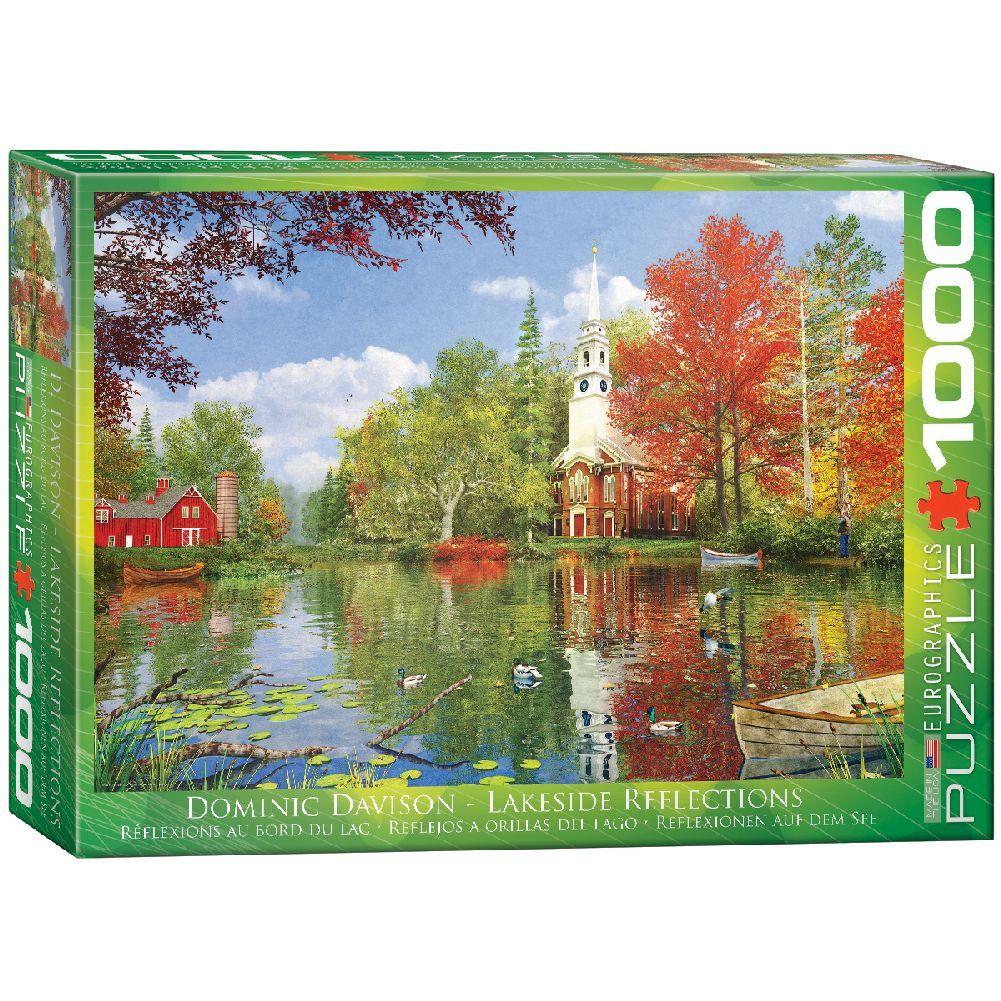 Lakeside Reflection By Dominic Davison 1000 Piece Puzzle Main Product  Image width="1000" height="1000"
