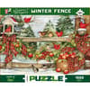 image Susan Winget Winter Fence 1000 Piece Puzzle Main Product  Image width="1000" height="1000"