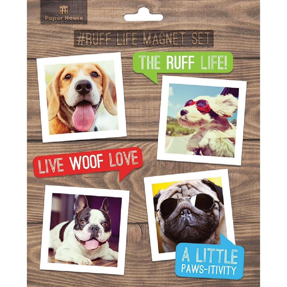Dog Ruff Life Magnet Set Main Product  Image width="1000" height="1000"