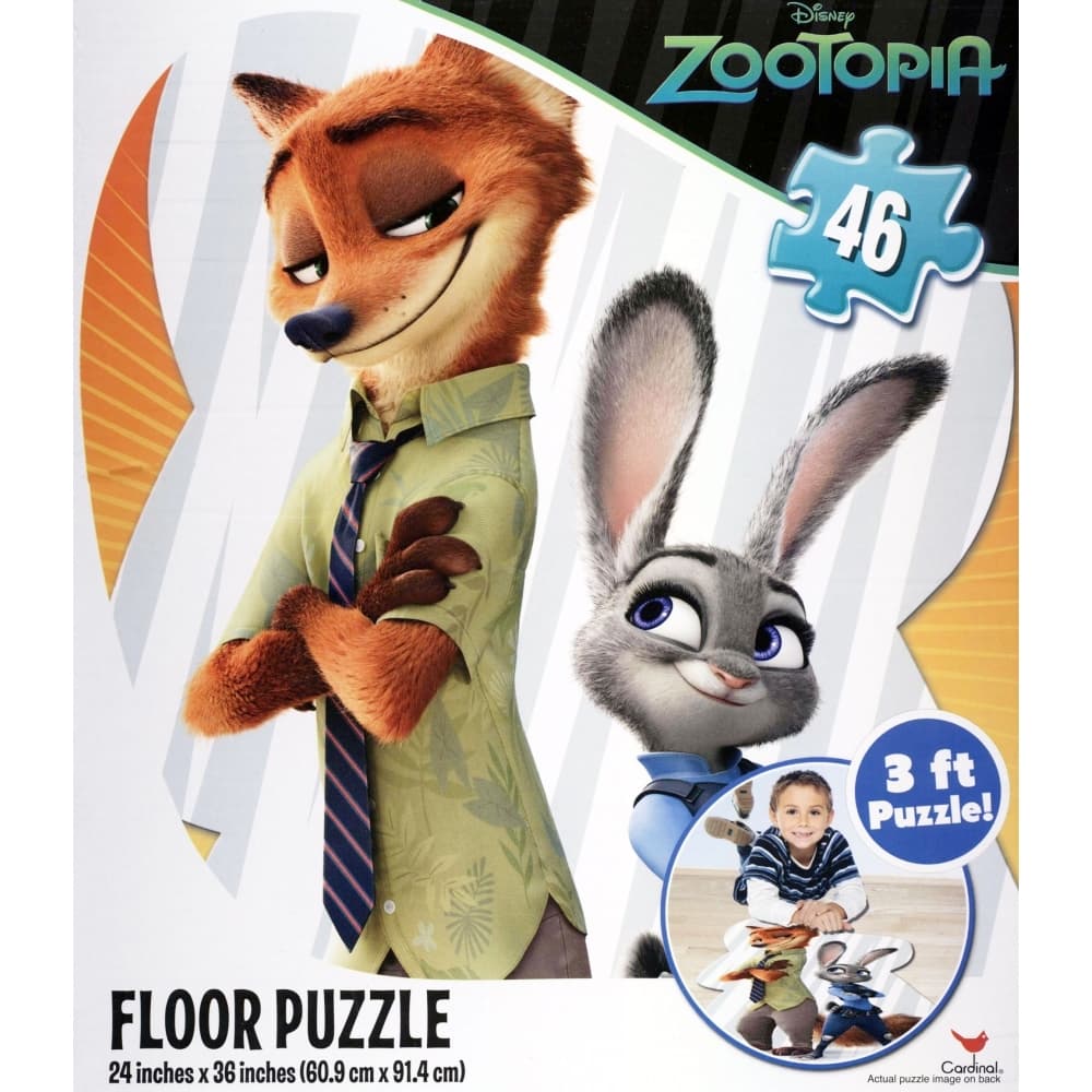 Zootopia 46 Piece Floor Puzzle Main Product  Image width="1000" height="1000"