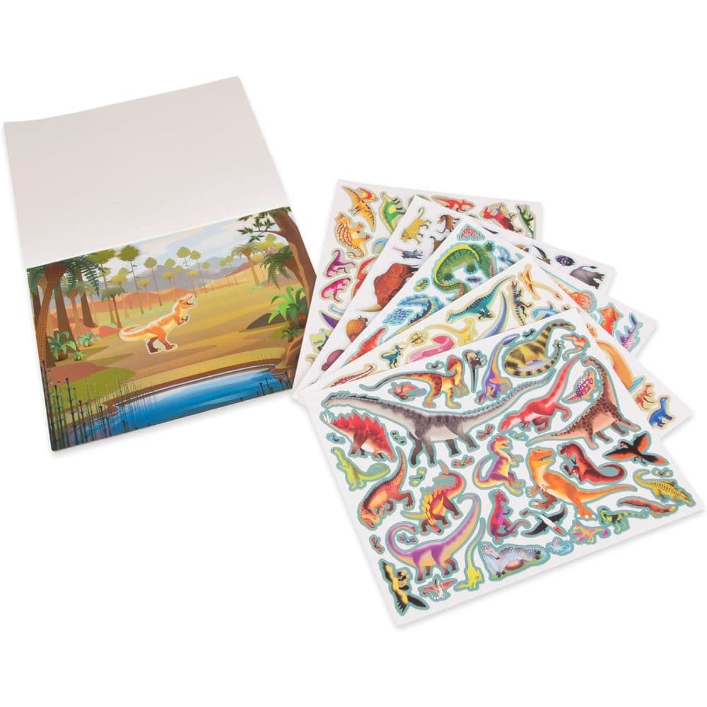 Melissa &amp; Doug Reusable Sticker Pad Prehistoric First Alternate Image