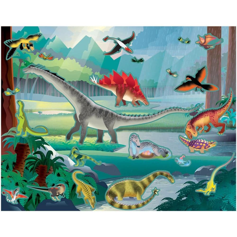 Melissa &amp; Doug Reusable Sticker Pad Prehistoric Second Alternate Image