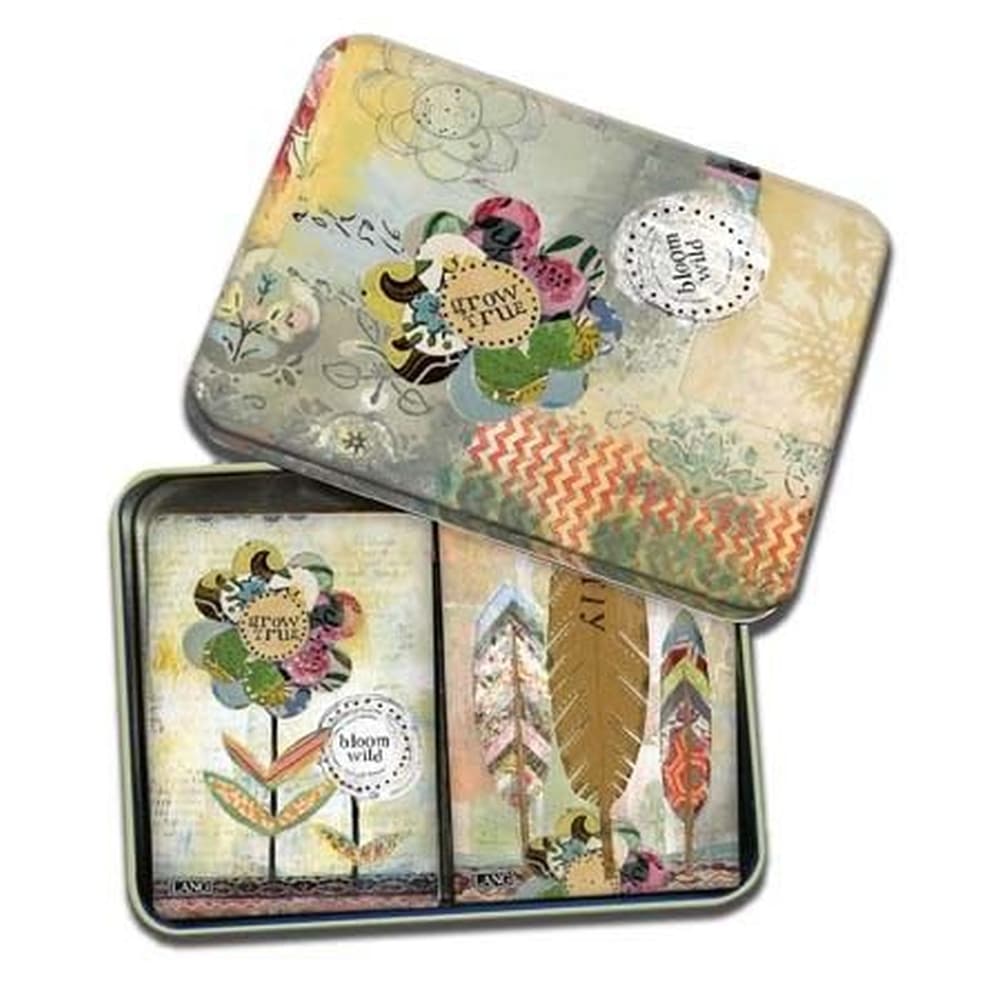 Grow Wild Tin Playing Cards by Kelly Rae Roberts Main Product  Image width="1000" height="1000"