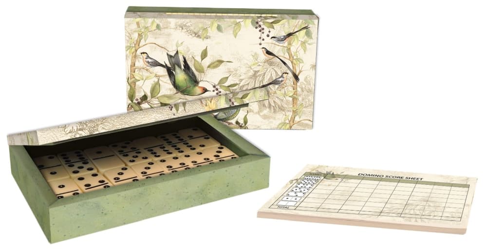 Tropical Birds Domino Set by Susan Winget Main Product  Image width="1000" height="1000"
