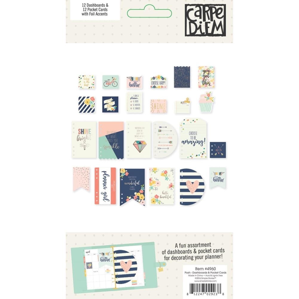 Posh Dashboards Pocket Cards 2nd Product Detail  Image width="1000" height="1000"