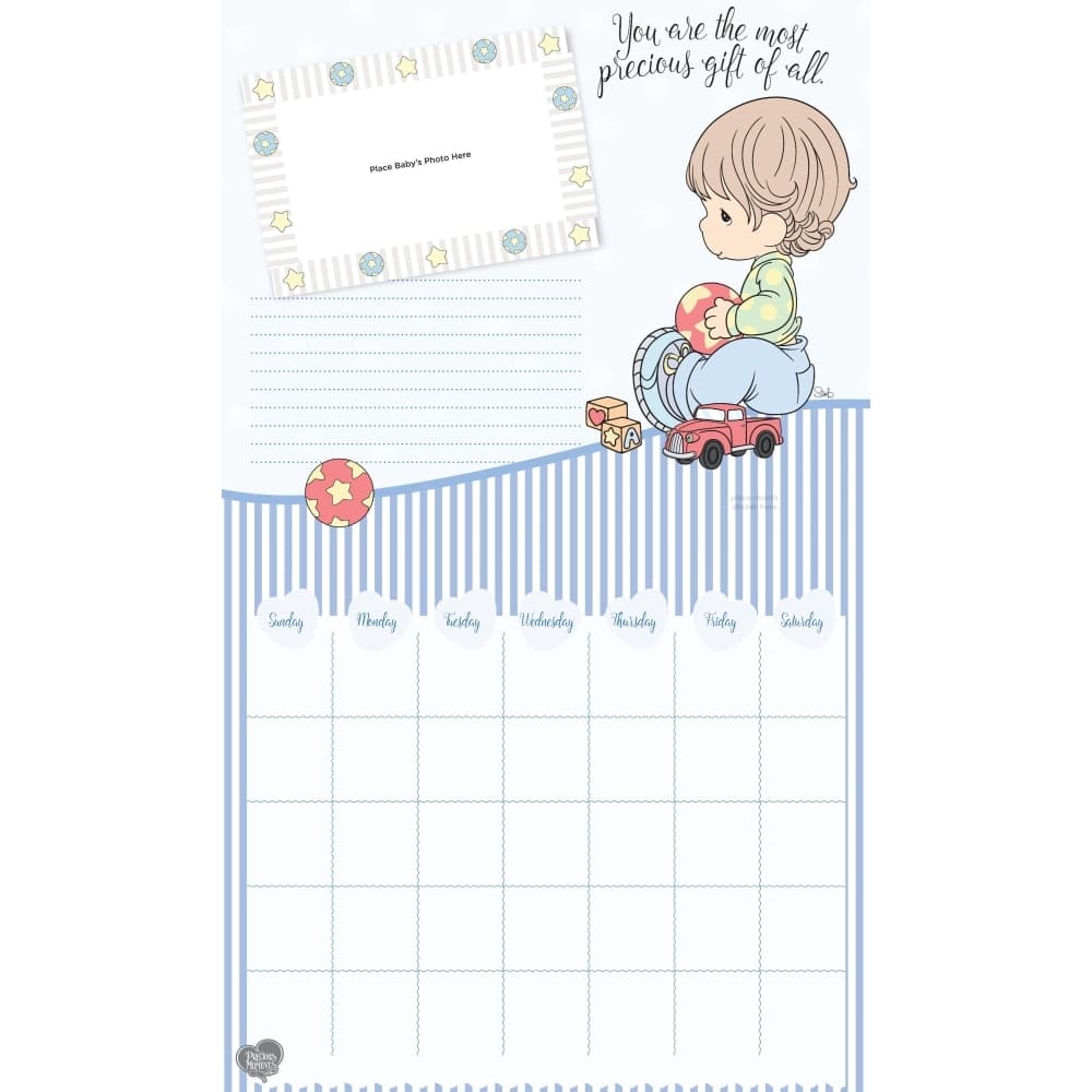 Precious Moments Baby top Book Our Precious Baby Baby's First Year Sticker Calendar