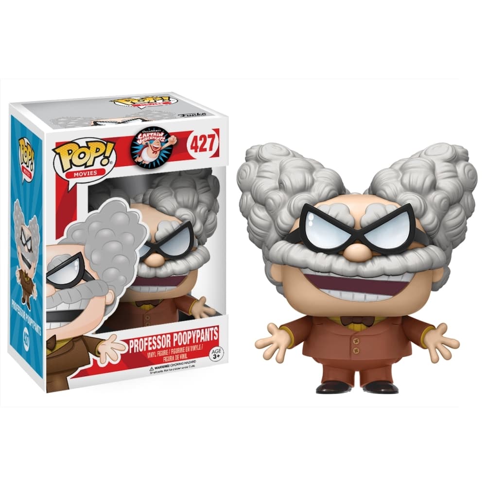 Capt Underpants Prof Poopypants POP Vinyl Figure Main Product  Image width="1000" height="1000"