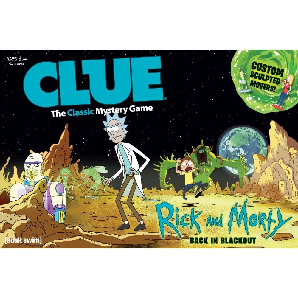 Rick and Morty Clue Board Game Main Product  Image width=&quot;1000&quot; height=&quot;1000&quot;