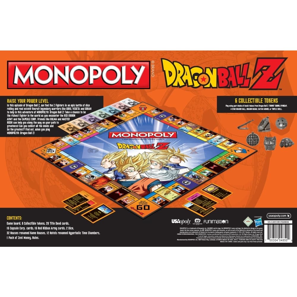 Dragon Ball Z Monopoly Calendars Com Dragon Ball Z Monopoly Calendars Com