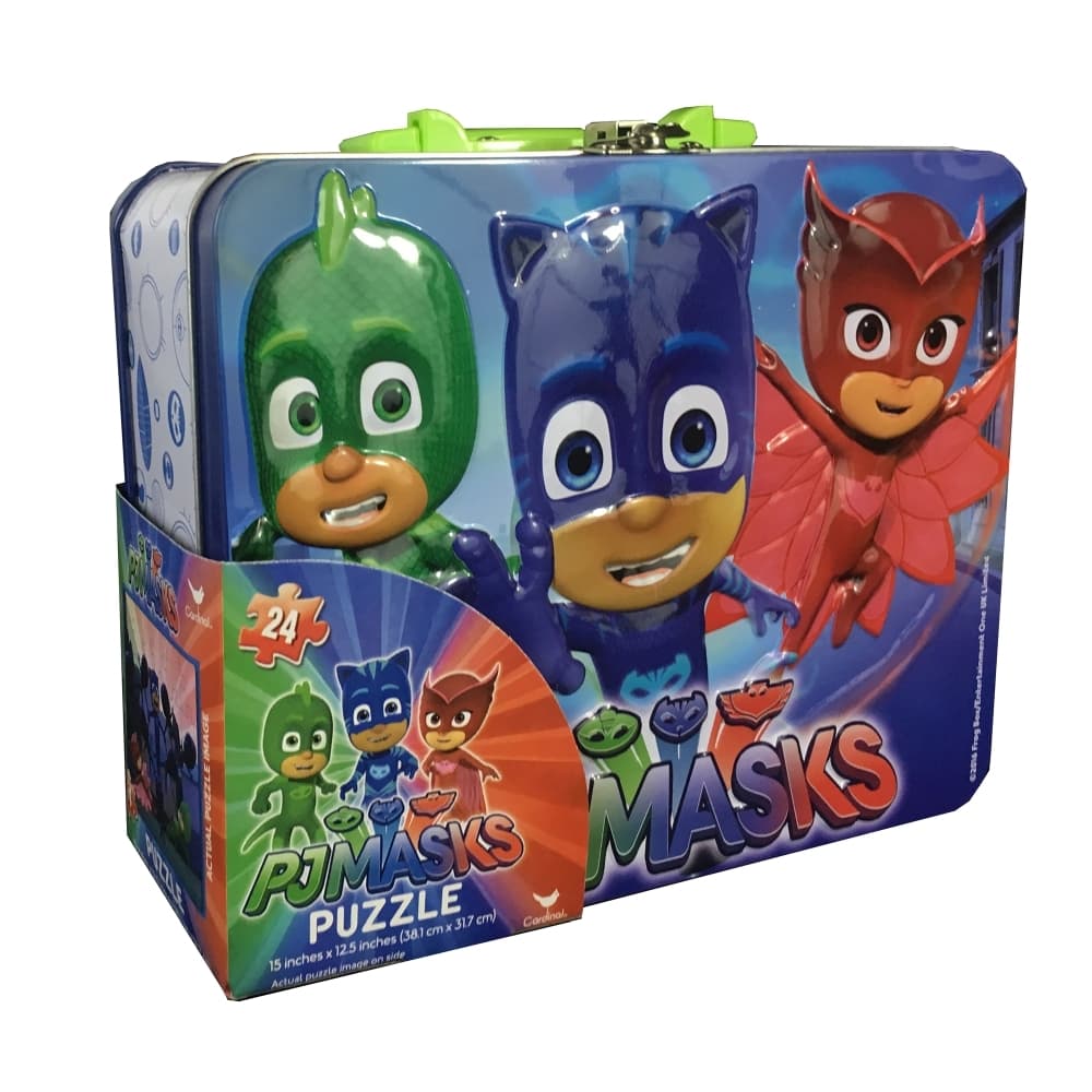 PJ Masks Lunch Tin 24pc Puzzle Main Product  Image width="1000" height="1000"