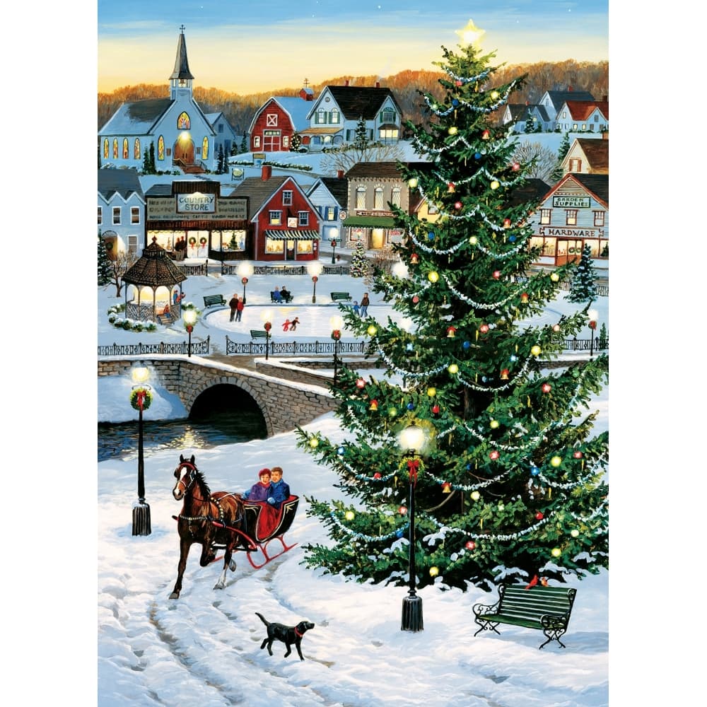 Village Tree 1000pc puzzle Main Product  Image width="1000" height="1000"