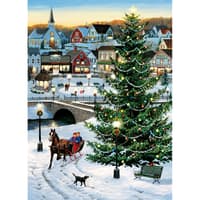 image Village Tree 1000pc puzzle Main Product  Image width="1000" height="1000"