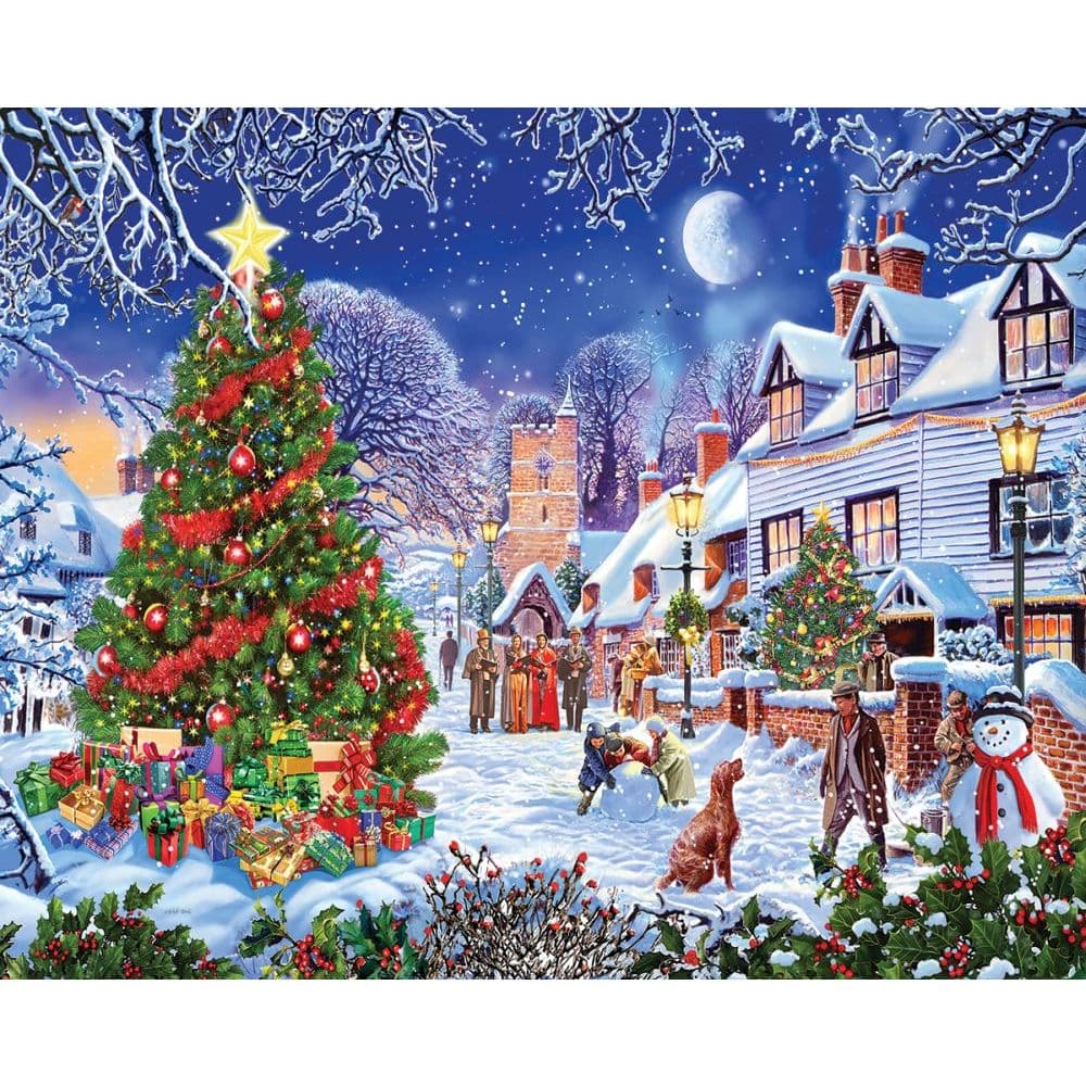 Village Christmas Tree 1000 Piece Puzzle First Alternate Image