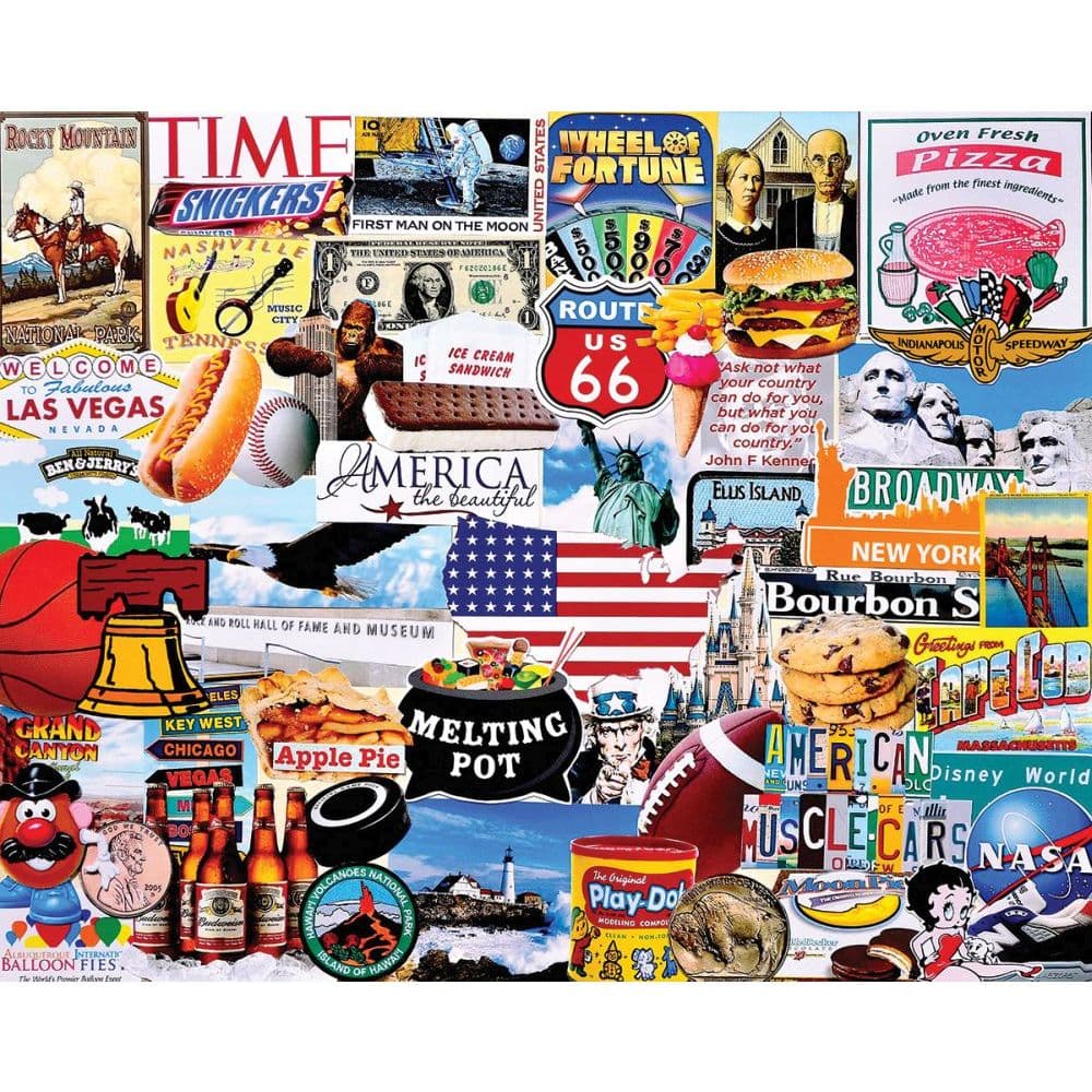 I love America 1000pc Puzzle Main Product  Image width="1000" height="1000"