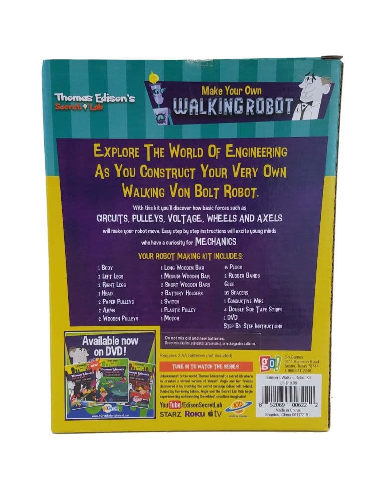 Edisons Lab Make Your Own Robot 2nd Product Detail  Image width="1000" height="1000"