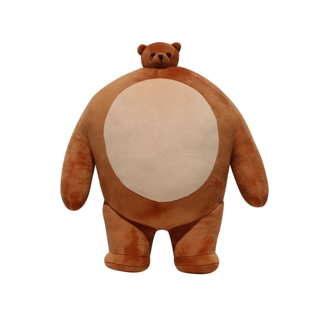 Stuffed bear big body small best sale head