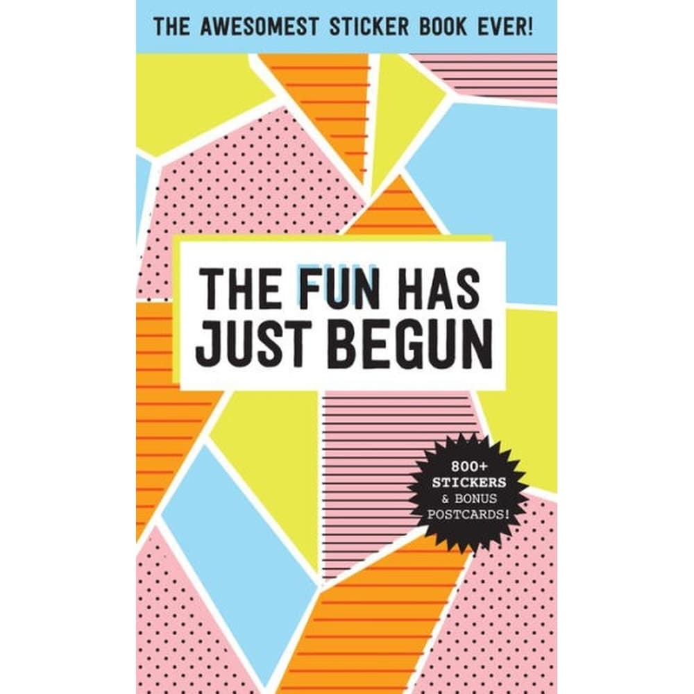 Fun Has Just Begun Sticker Book Main Product Image width=&quot;1000&quot; height=&quot;1000&quot;