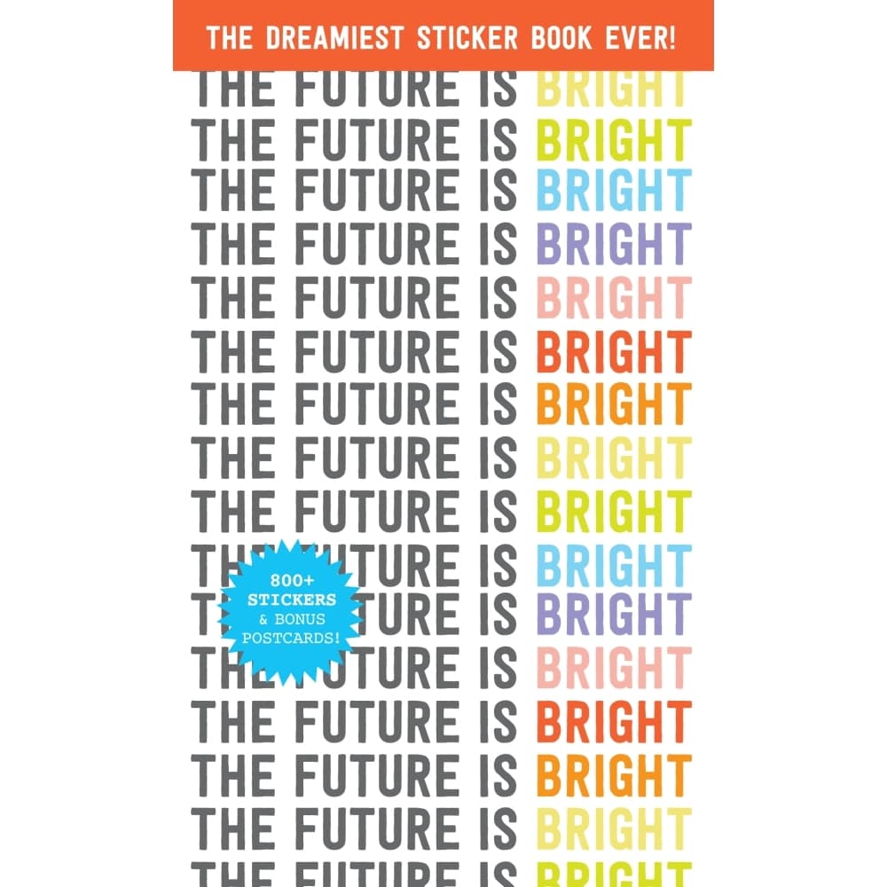 Future Is Bright Sticker Book 2nd Product Detail  Image width="1000" height="1000"