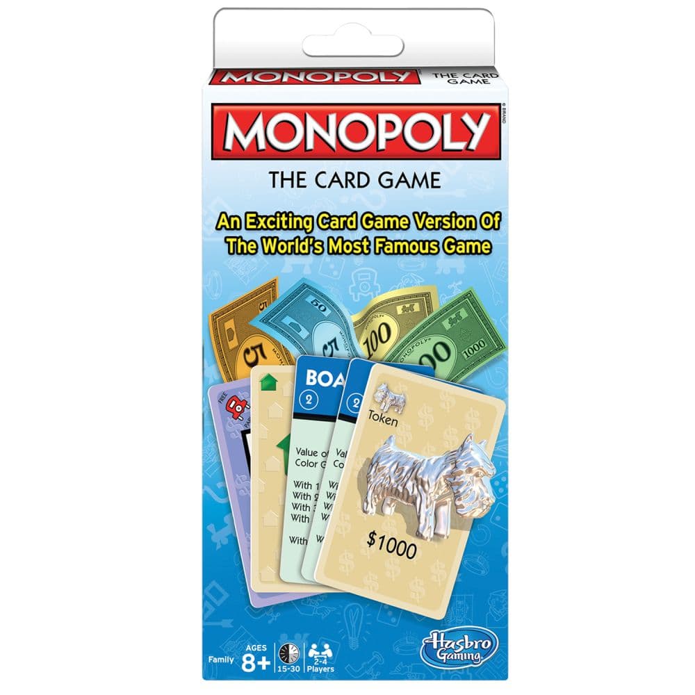 Monopoly The Card Game Main Product  Image width="1000" height="1000"