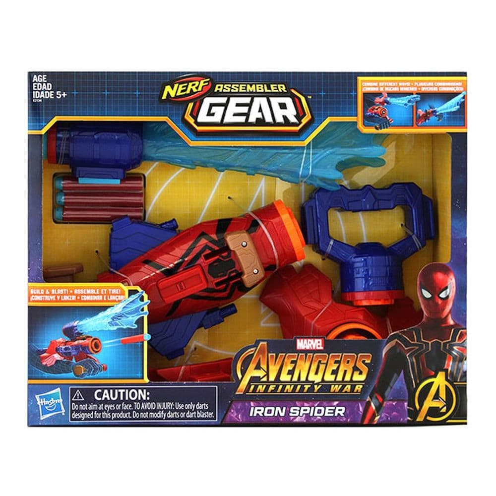 Avengers IW Spiderman Nerf Assemble Gear Main Product  Image width="1000" height="1000"