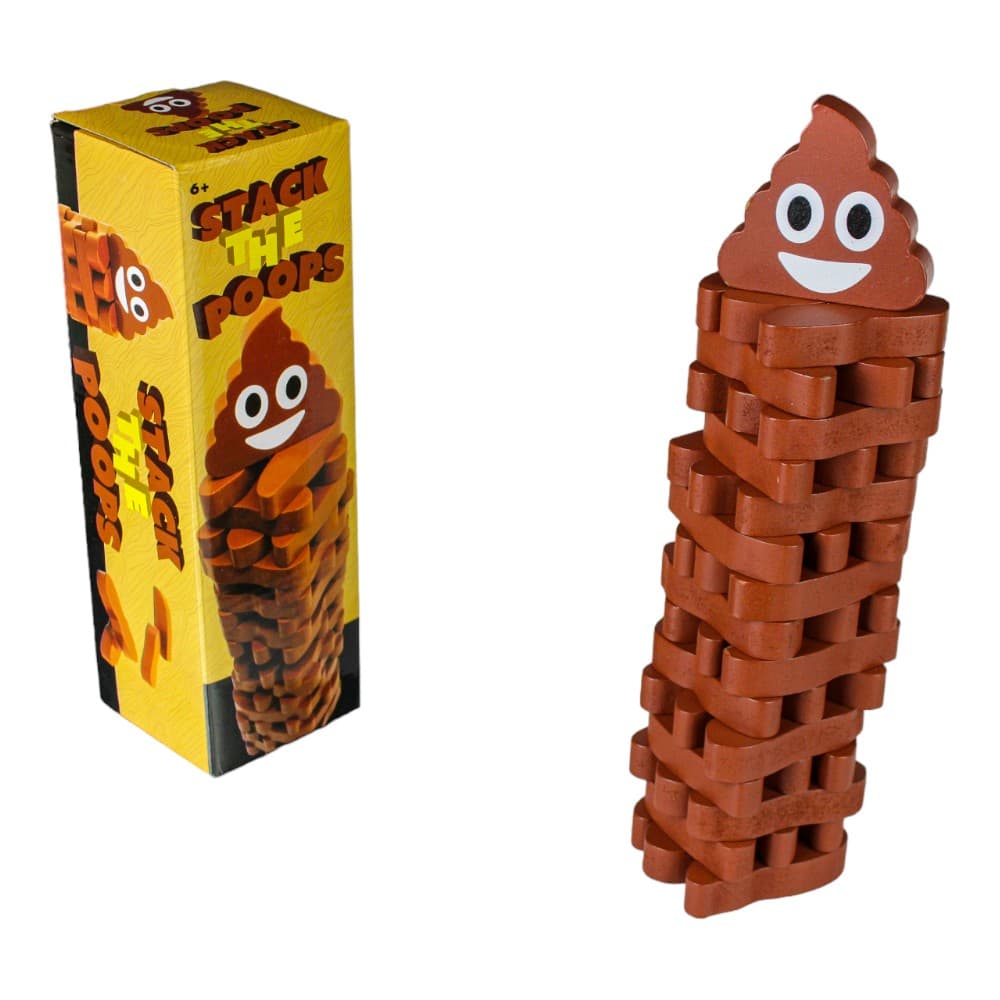 Stack the Poops Wooden Game Second Alternate Image