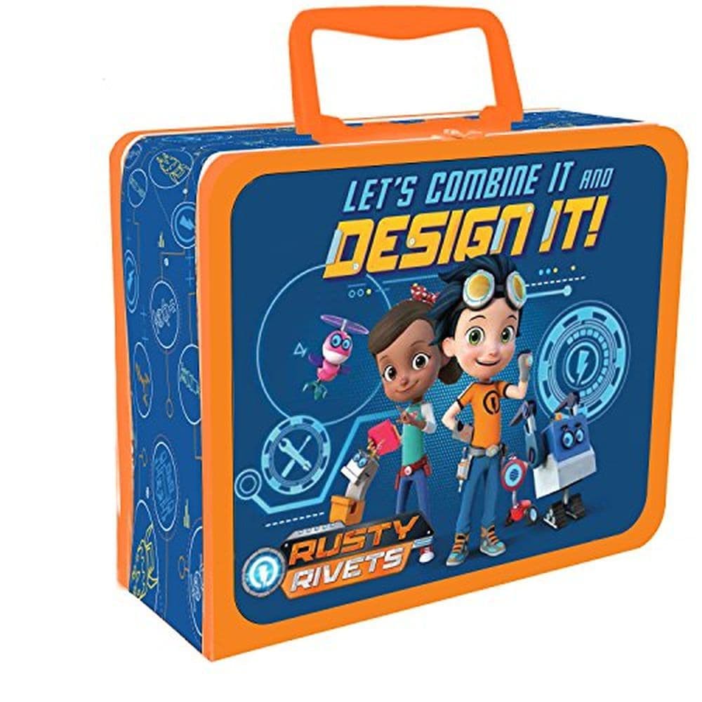 Rusty Rivets Puzzle Tin wHandle Main Product  Image width="1000" height="1000"
