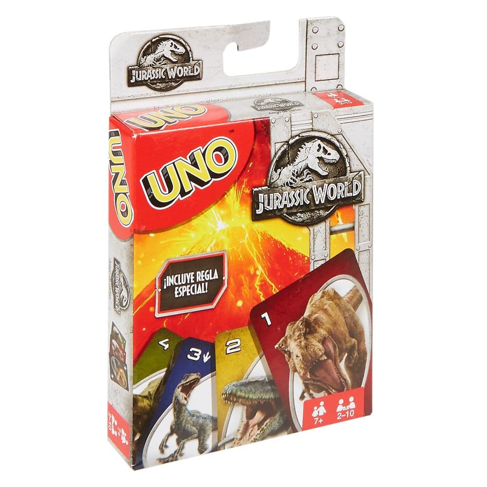 Uno Jurassic World Card Game Main Product  Image width="1000" height="1000"