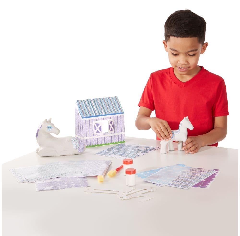 Decoupage Horse Pony Set 4th Product Detail  Image width="1000" height="1000"