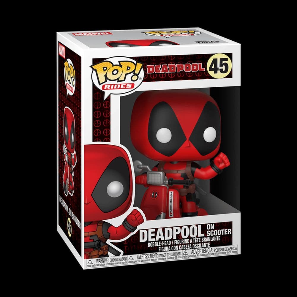 image Funko POP! Rides Marvel Deadpool on Scooter Main Image