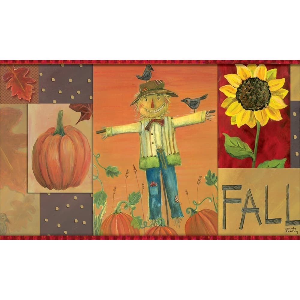 Fall Scarecrow Doormat by Wendy Bentley Main Product  Image width="1000" height="1000"