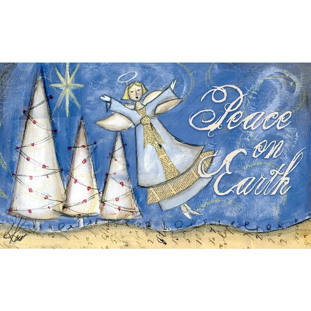 Peace Angel Doormat by Lisa Kaus Main Product  Image width="1000" height="1000"