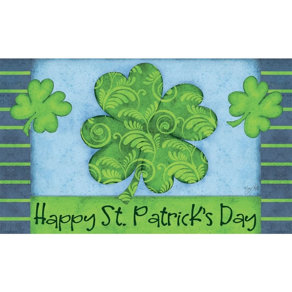 St Patricks Day Door Mat by Joy Hall Main Product  Image width="1000" height="1000"