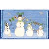 image Glowing Snowman Doormat by Debbie Taylor Kerman Main Product  Image width="1000" height="1000"
